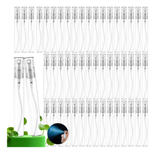 100pcs Botella Recargable Perfume - Atomizador Portátil 10ml