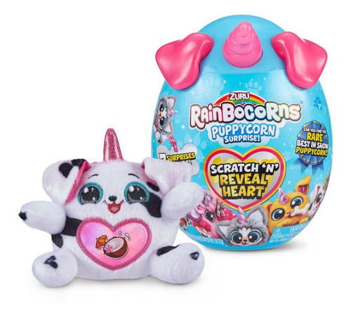 Peluche Rainbocorn Sparkle Heart Sorpresa Unicornio