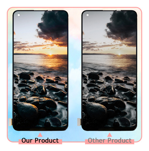 Zhangtuo Pantalla Lcd Para Oppo Reno 6 Lite Con Marco Cph2365