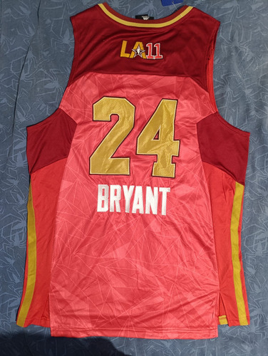 Jersey All-star Kobe 2011 Triple Bordado La