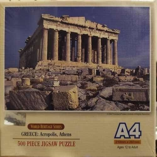 Partenón Acrópolis Grecia Mini Rompecabezas 500 Piezas Tomax
