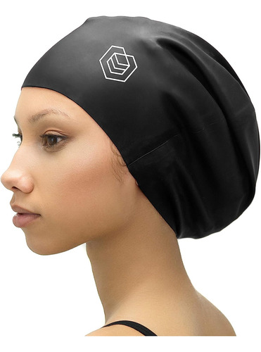 Gorro Para Natación Soul Cap Negro, Talle L, Silicona