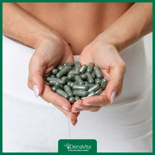 Kit 2x Spirulina Pura Fonte De Proteínas Superfoods Denavita