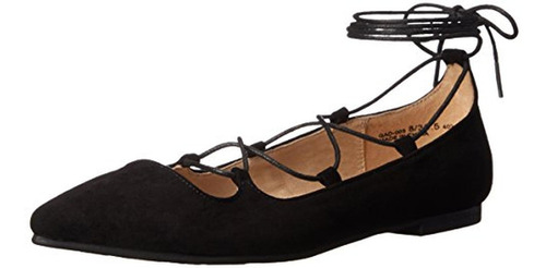 Flats De Gamuza Negra Marca Chinese Laundry