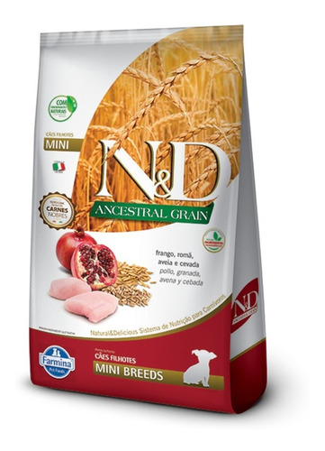 Alimento Perro Nyd Ancestral Cachorro Mini 2,5 Kg