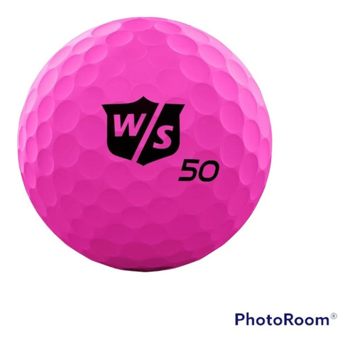 Kaddygolf Pelotas Golf Wilson Fifty Blanda Rosa Tubo X 3