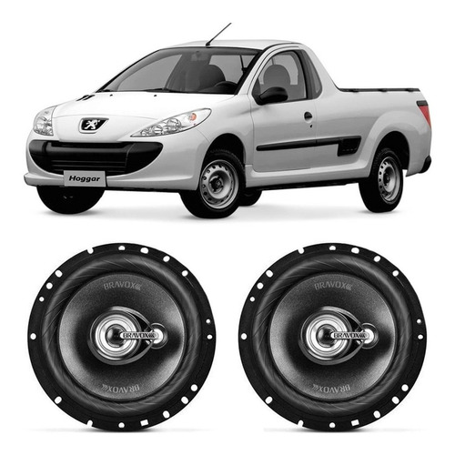 Alto Falante Peugeot Hoggar 2009 A 2014 Bravox 120w Rms