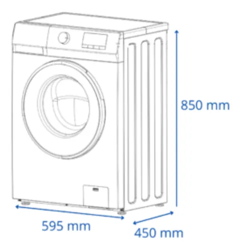 Lavarropas James 1006 6 Kg  + Regalo Ls Home Blanco