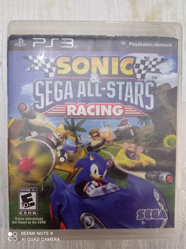 Sonic Sega All-stars Racing Ps3