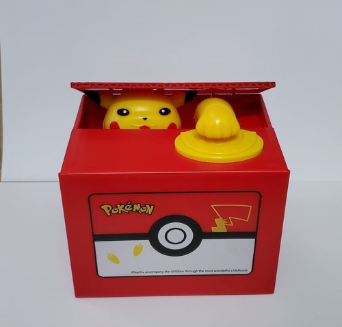 Alcancía Para Monedas Pikachu Videojuego Pokémon Go Arceus