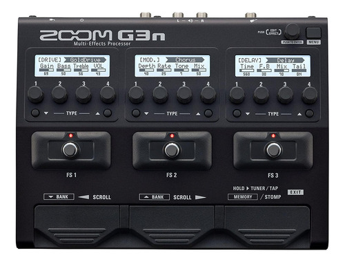 Pedal de efecto Zoom G3n  negro