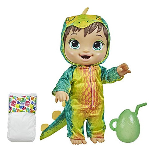 Baby Alive Dino Cuties Doll, Stegosaurus, Accesorios Para Mu