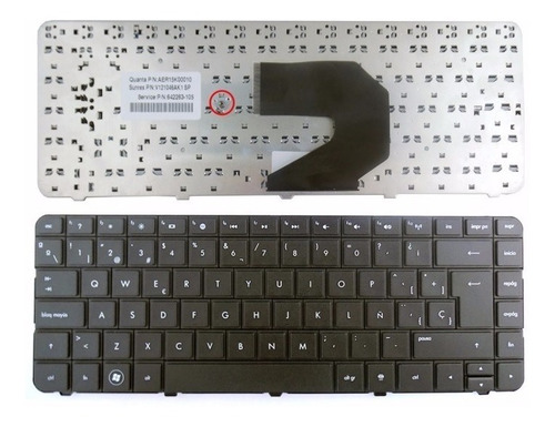 Teclado Notebook  Hp Cq43 Cq57 430 435 630 G4 G6 Español 