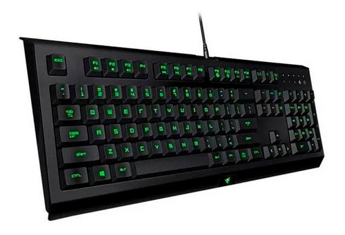 Kit de teclado y mouse gamer Razer Cynosa Lite + Abyssus Lite Español de color negro