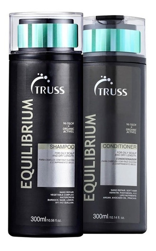  Kit Truss Equilibrio  Shampoo 300ml E  Condicionador 300ml