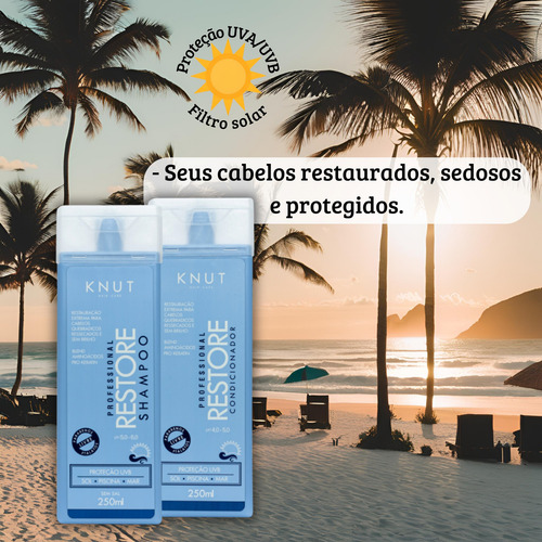 Restauração Capilar Shampoo Condicionador Profissional Creme