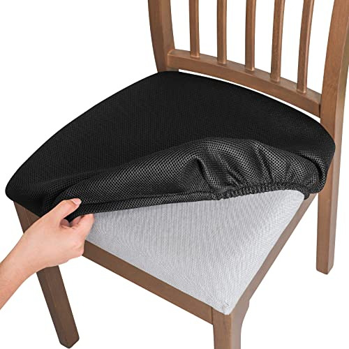 Funda De Asiento De Silla De Comedor Transpirable De Ve...