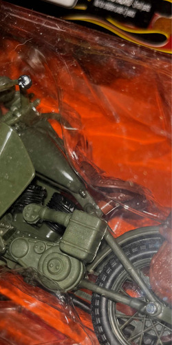 Moto Harley Davidson 1/18 Maisto 1942 Wla Flathead Militar (Usado)