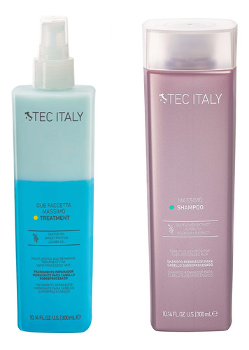 Pack Massimo Tec Italy Shampoo Y Due Faccetta 300ml