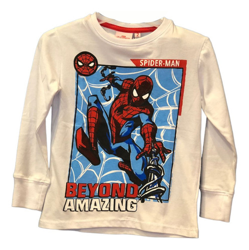 Remera Marvel Spiderman Nene Niños Estampada