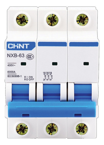 Termica Tripolar 3x10 A Chint Termomagnetica 3x10a