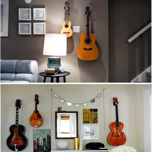 3pcs Gancho Para Colgar Guitarra Pared Soporte Para Guitarra
