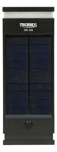 Aplique De Pared Solar Ip65, Diseño Contemporáneo Negro 1ud