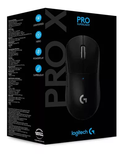 Logitech Ratón para juegos G Pro, sensor 25K HERO - Negro