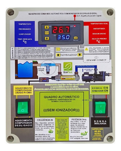 Quadro De Comando Simples Para 20.000lts