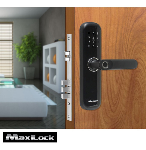 Imagen 2 de 10 de Cerradura Inteligente Maxilock 20807 - Backset 60 + Gateway