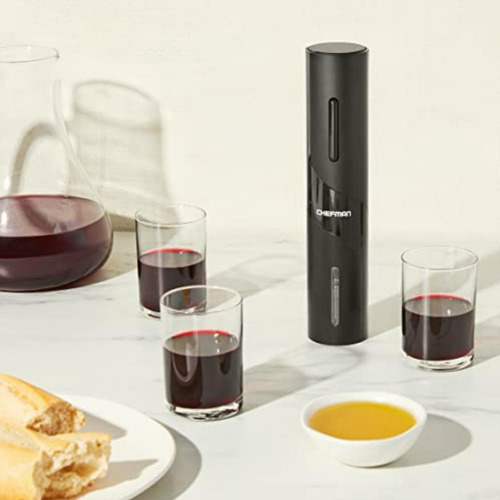 Chefman Cordless, Ergonomic, Electric Wine Opener Makes