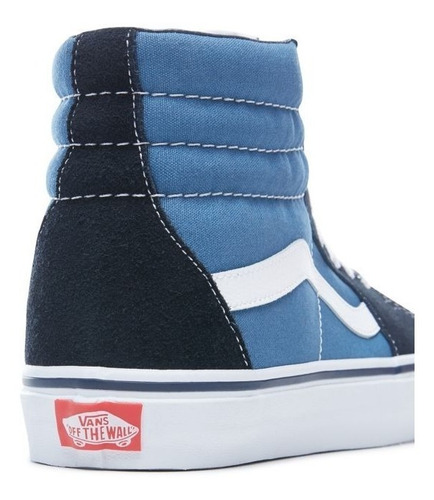 Imagen 5 de 8 de Zapatillas Vans Mod Sk8 Bota!!! Azul Blanco! 100% Original!