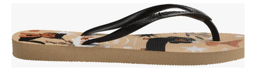 Chinelo Havaianas Slim Pets Cachorrinhos Bege