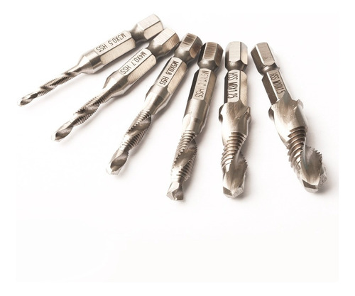 Imagen 6 de 6 de Macho Para Roscas Milimétricas M3 A M10 En Acero M2 Alta Vel
