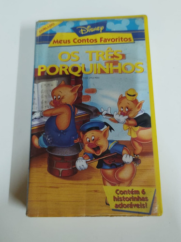 Vhs Os Três Porquinhos Disney (Usado)