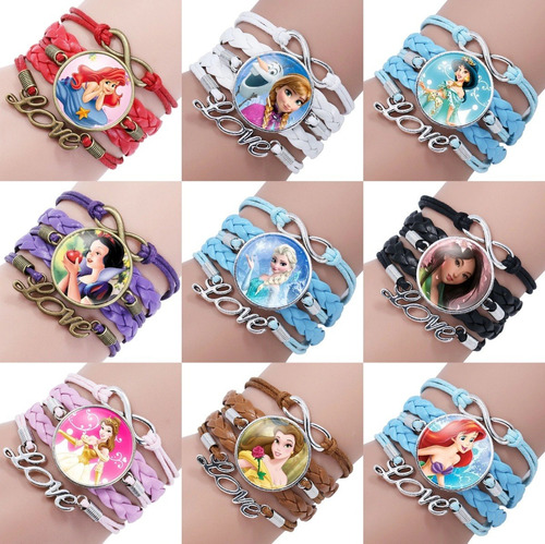 Pulsera Princesa Disney Niña Infinito Love Aurora 