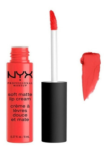 Brillo Labial Soft Matte Lip Cream Nyx Acabado Mate Color Manila