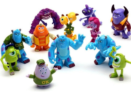 12pcs/set Monsters University Figura Modelo Juguete Regalo Y