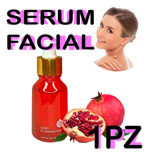 Serum Facial Anti Manchas Arrugas Granada Roja Hidratante Tipo de piel Normal