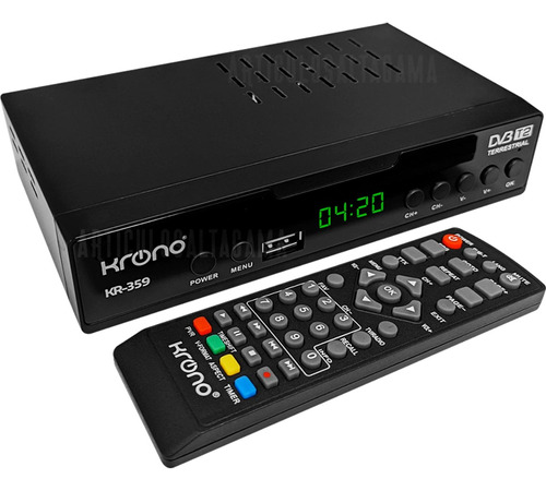 Decodificador Krono Tdt Receptor Tv Digital Dvb Hdmi Antena