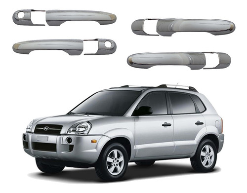 Cubre Manillas Cromada Hyundai Tucson 2005-2010 Set