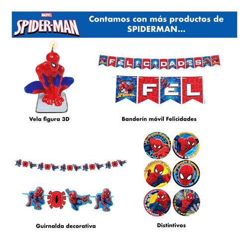 Spiderman Block De Stickers Artículo Fiesta - Spi0h1