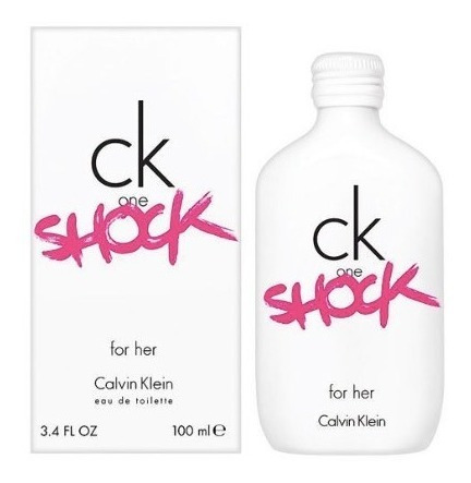 Perfume Ck One Shock For Her 3.4 Oz./100 Ml- 100% Original