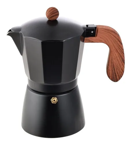 Cafetera De 6 Tazas Aluminio Greener Bg-38202bk