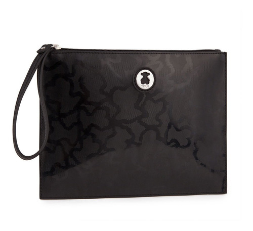 Clutch Tous Kaos Shiny En Color Negro