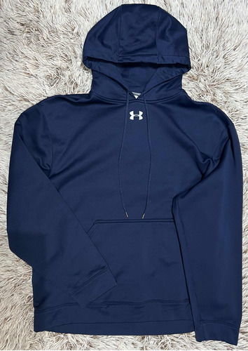 Sudadera Hoodie Azul Con Gorro Under Armour Para Hombre Xl