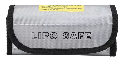 Bolsa ignífuga de seguridad 23x30cm para batería LiPo