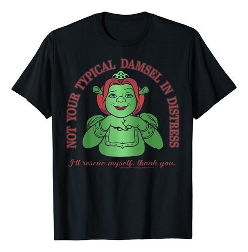 Camiseta Shrek Fiona No Es La Típica Damisela En Apuros