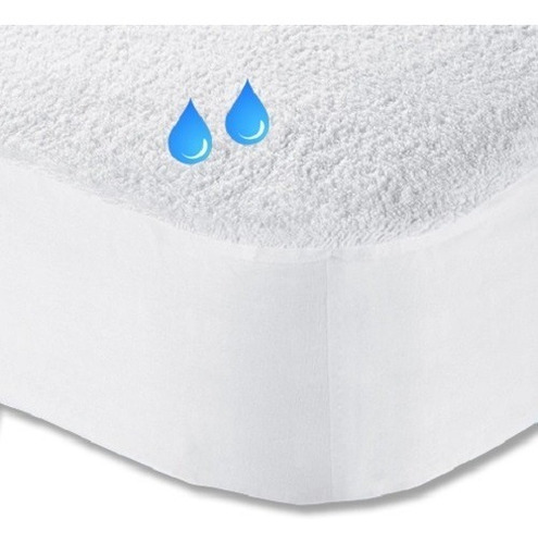 Protector De Colchon Impermeable 90x190 Ajustable Toalla Pvc