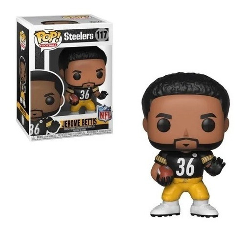 Funko Pop Jerome Bettis #117 Nfl Pittsburgh Steelers